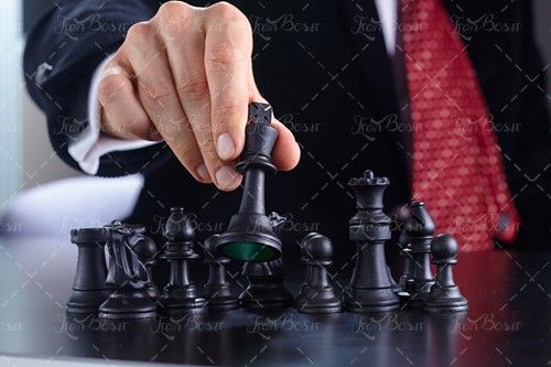 مهره سیاه شطرنج بازی شطرنج 