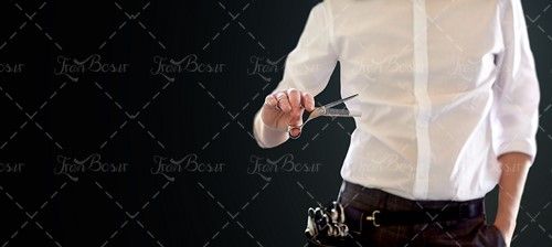 آرایشگاه مدانه قیچی شانه پیرایش 