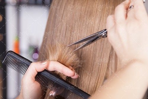 آریشگاه زنانه کوتاه کردن مو سالن آرایش
