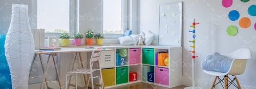 دکوراسیون داخلی اتاق بچه چوب لباسی