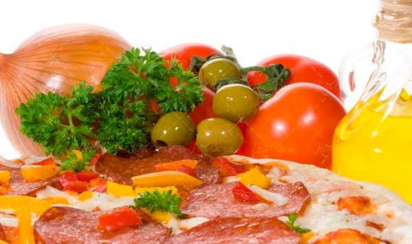 فست فود پیتزا غذای آماده 