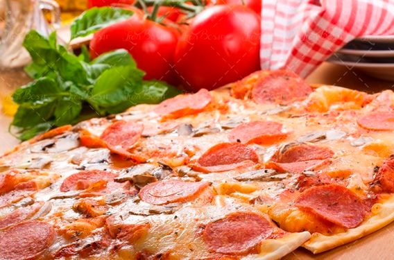 پیتزا قارچ فست فود2