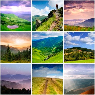 بکگراند طبیعت شبکه بندی 