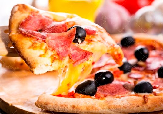 فست فود پیتزا گوشت 