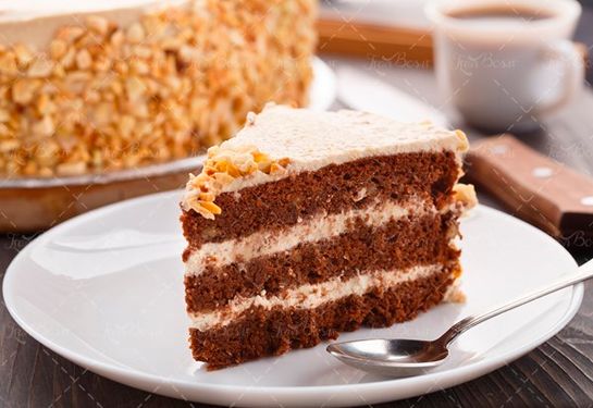 کیک گردویی قنادی 