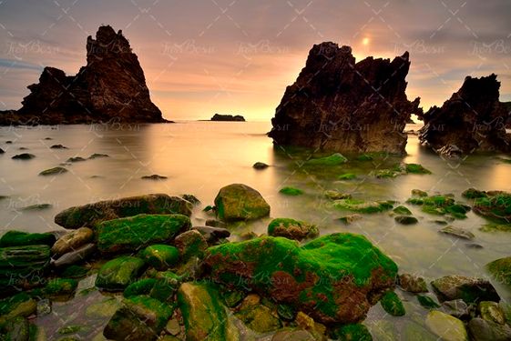 طبیعت ساحل صخره ای سنگ 