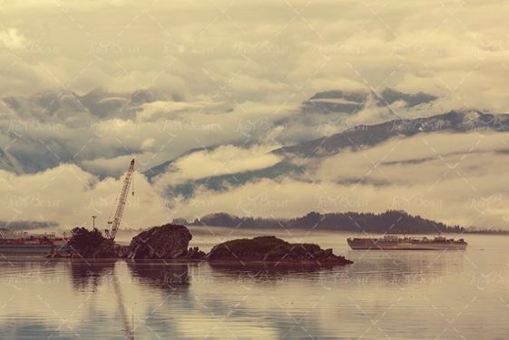 طبیعت منظره دریاچه کوه 1