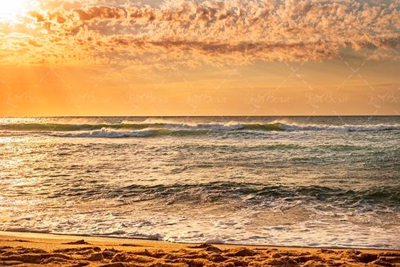 موج دریا شن ساحل منظره  (2)