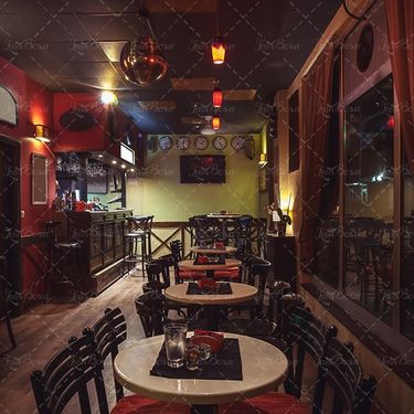 پارکت  طراحی داخلی کافی شاپ