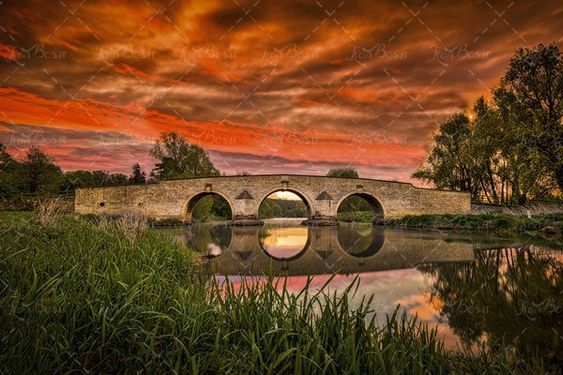 رودخانه یخی زمستان کوه برف 4