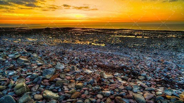 دریا طبیعت آسمان ابری  خورشید5