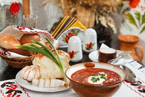 رستوران غذای آماده میز غذا 