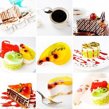 شیرینی خامه ای قهوه 