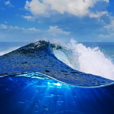 امواج دریا اقیانوس موج آب شور 2