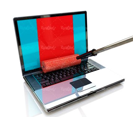 لپ تاپ رایانه قابل حمل قلطک رنگ