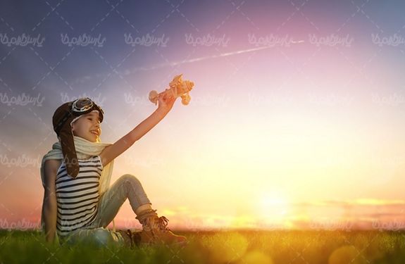 کودک بازی بچه هواپیمای اسباب بازی