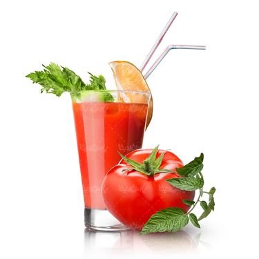 کافی شاپ آبمیوه گوجه فرنگی آب میوه طبیعی