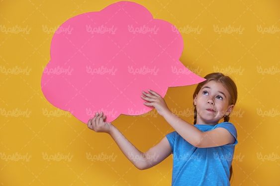 ابر فکر حباب گفت و گو چهره دختر