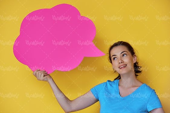 ابر فکر حباب گفت و گو چهره دختر