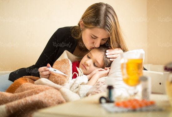 مریض بیمار بیمارستان سرماخوردگی تب
