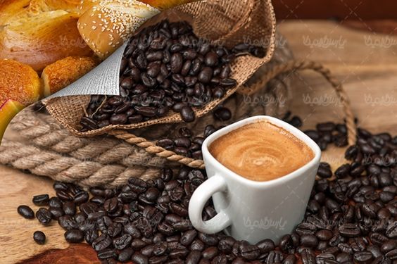 فنجان قهوه کافی شاپ نوشیدنی تلخ