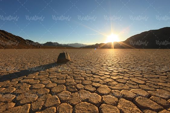 کویر بیابان زمین ترک خرده صحرا