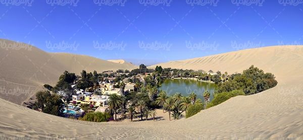 کویر بیابان شن های روان  صحرا