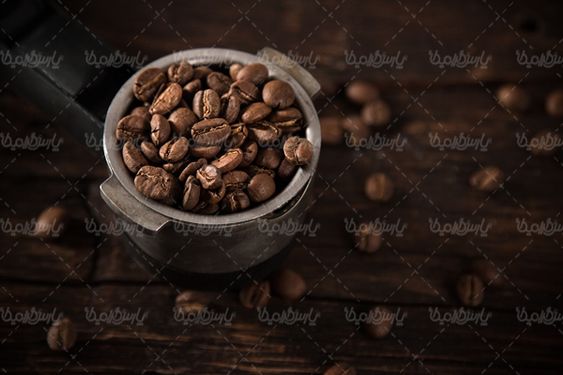 قهوه دانه های قهوه قهوه فرآوری شده