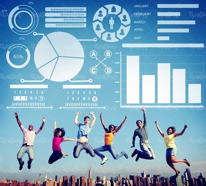 تیم آنالیز اطلاعات  کار گروهی نمودار چارت