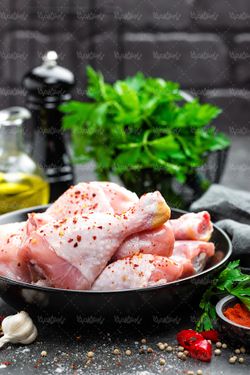 پروتئینی گوشت مرغ سبزی گوشت سفید
