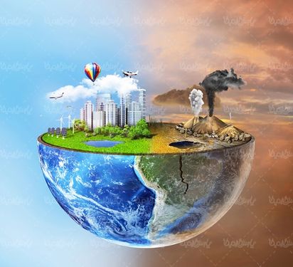 حفظ کره زمین اکولوژی تمیز نگه داشتن زمین