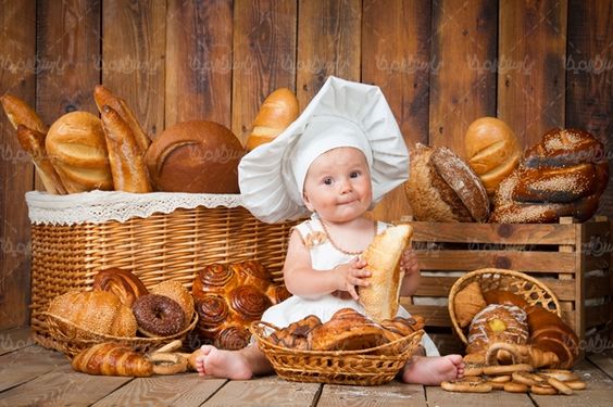 آتلیه کودک نوزاد بچه نان صنعتی