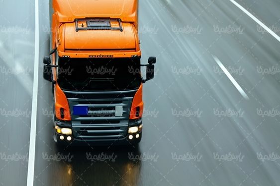 تریلی حمل بار تخلیه بار باربری