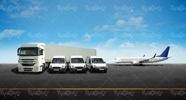 تریلی  حمل بار تخلیه بار باربری