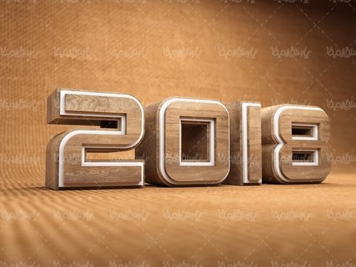 طرح سه بعدی 2018 طرح سال میلادی جدید