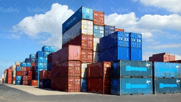 کانتینر باربری حمل بار تخلیه بار ترانزیت
