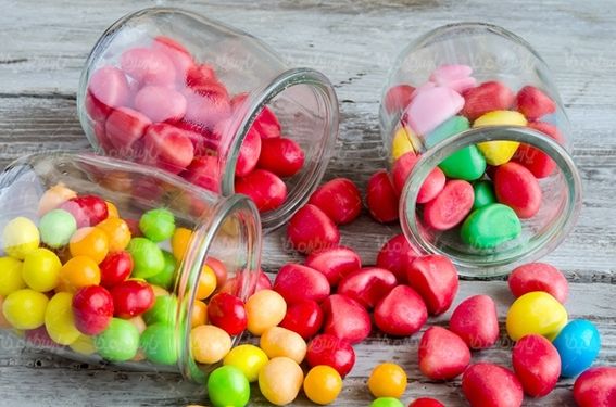 آبنبات میوه شکلات میوه ای پاستیل