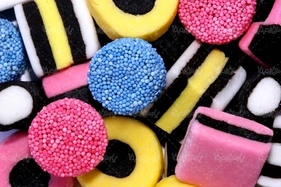 آبنبات میوه شکلات میوه ای پاستیل