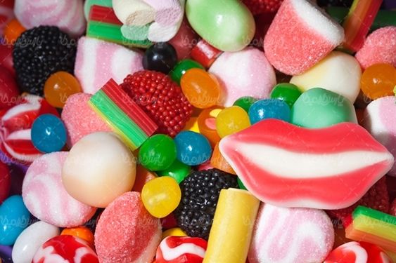 آبنبات میوه شکلات میوه ای پاستیل