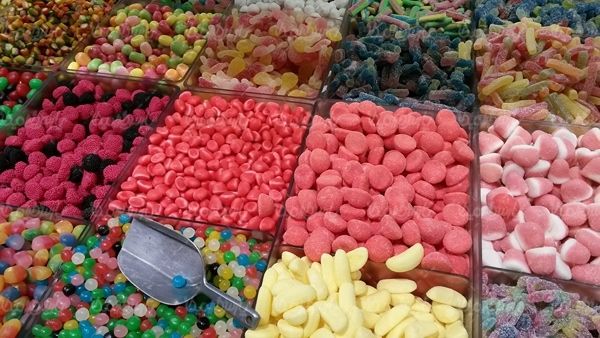 آبنبات میوه شکلات میوه ای پاستیل