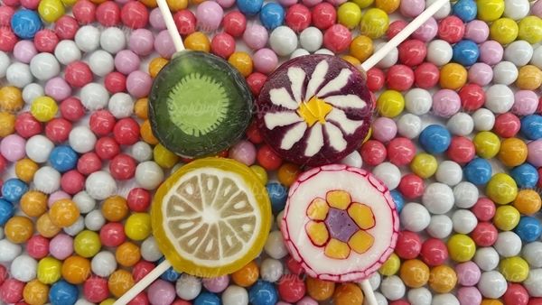 آبنبات میوه شکلات میوه ای پاستیل