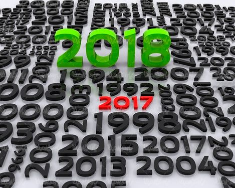 طرح سه بعدی 2018 طرح سال میلادی جدید