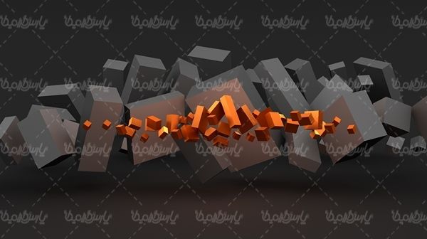 پس زمینه سه بعدی بک گراند گرافیکی