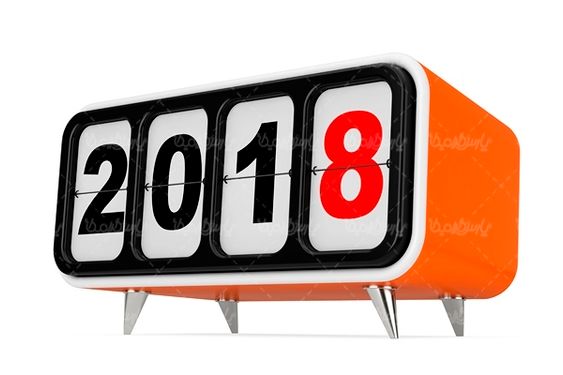 طرح سه بعدی 2018 طرح سال میلادی جدید