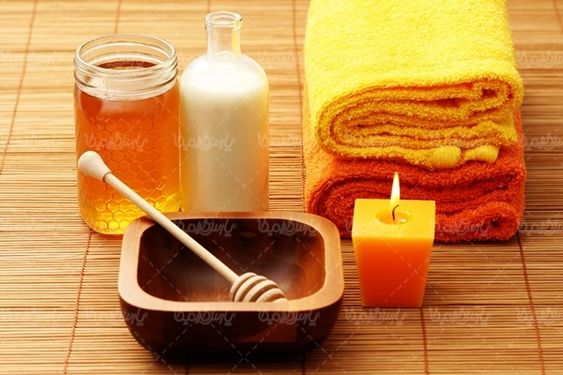 شیر عسل لبنیات صبحانه کامل