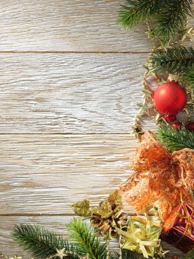پس زمینه چوبی حاشیه برگ کاج