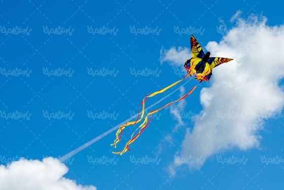 پروانه رنگی  butterfly بادبادک پروانه ای
