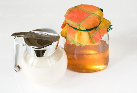 عسل طبیعی شیر ظرف شیشه ای عسل