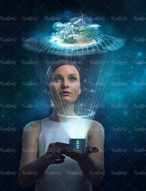 تکنولوژی فناوری جلوه نور جزیره