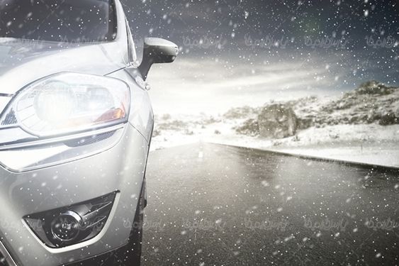 زمستان برف یخ بندان خودرو ماشین